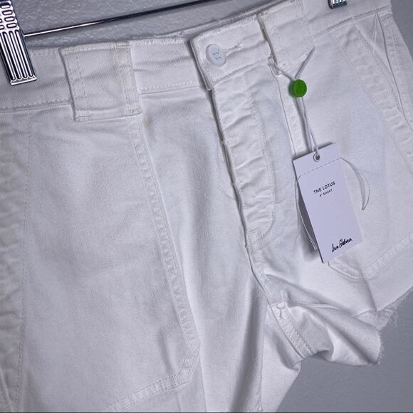 Sam Edelman Lotus Raw Edge Utility Shorts Size 2 - Picture 5 of 12